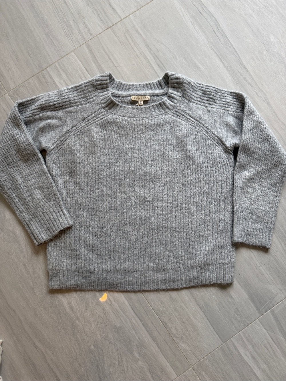 Copper Key Heather Gray Crewneck Sweater